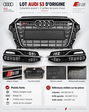 Calandre Audi S3