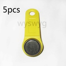 5P Yellow DS 1990A-F5 TM Card iButton Tag wall-mounted holder of Access control