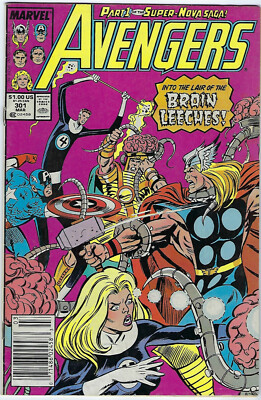 Marvel Comics- The Avengers #301, March 1989 (Part 1 of Super Nova Saga)