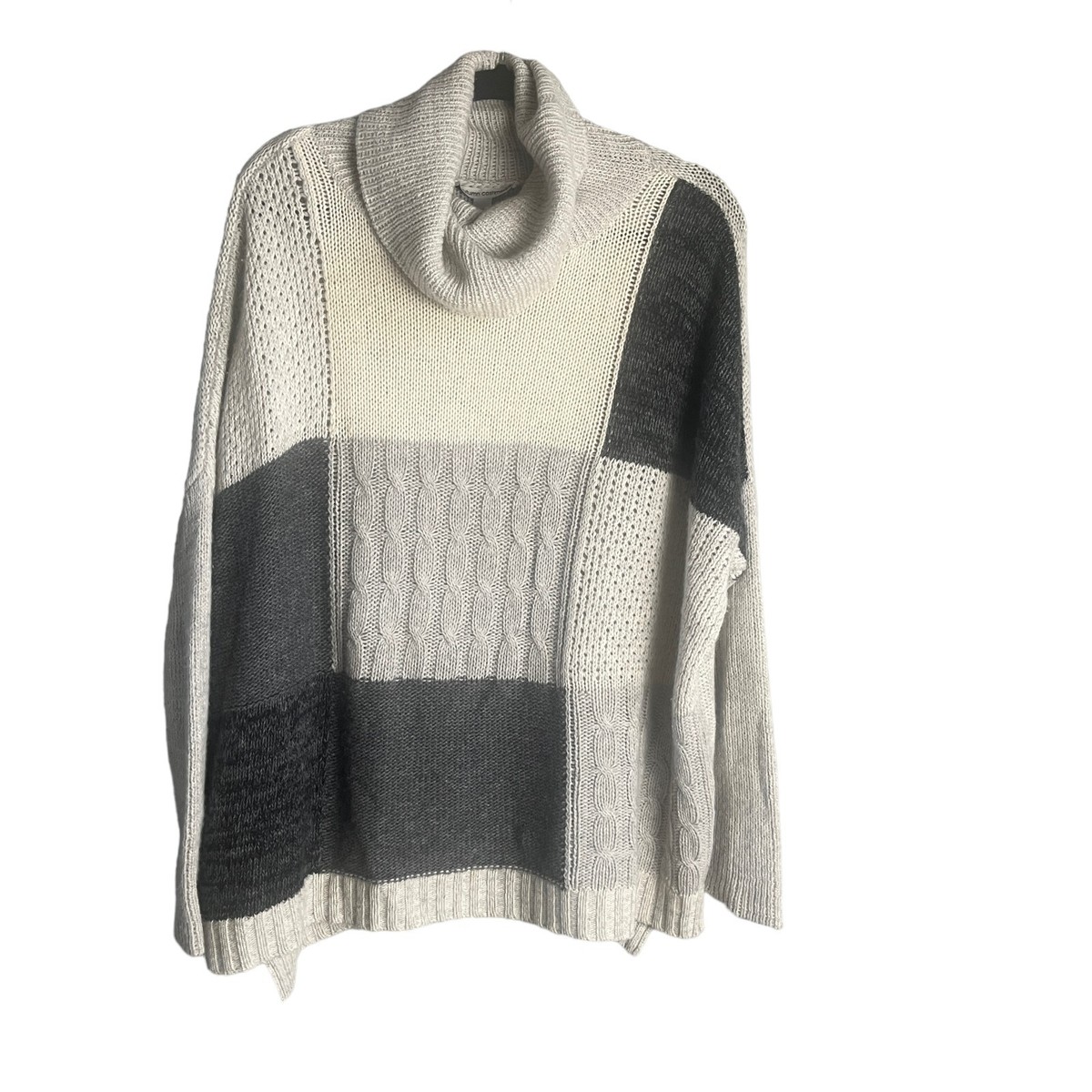 LULULEMON Gray Colorblock Athletic Oversized Opened Up Poncho