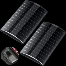 2 Pieces Eyelash Pallet Eyelash Extension Tray Crystal Pallet Bigger Size Gla...