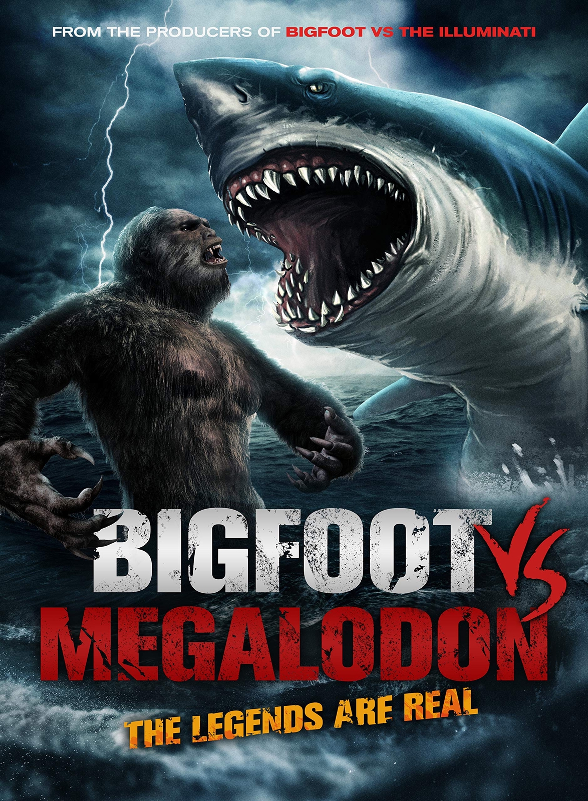 Bigfoot Vs Megalodon (DVD) Robert Forth Wes Bruff Marco Guzman Jennifer Fourteen