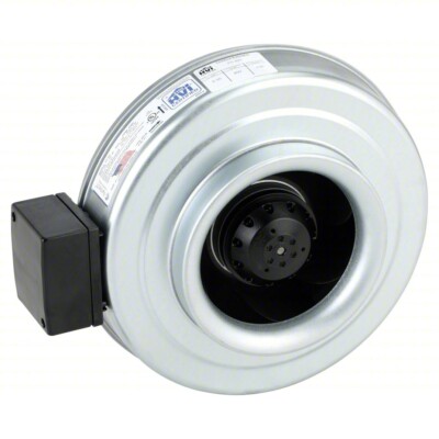 DUCT FAN - Fantech Fg8xl Inline Centrifugal Duct Fan,8 In. Dia.