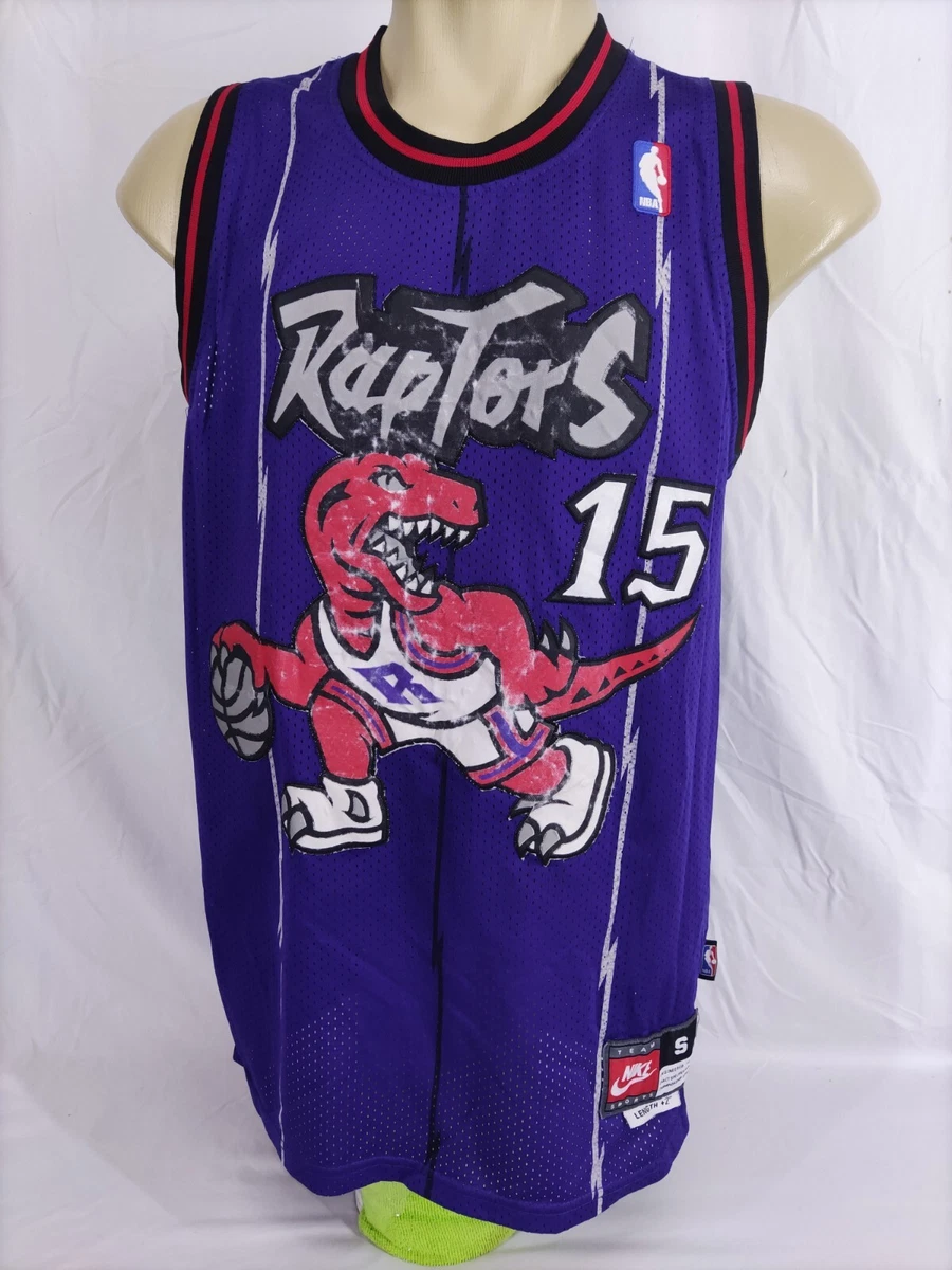 Vintage Vince Carter Toronto Raptors Nike Basketball Jersey #15 Size Small