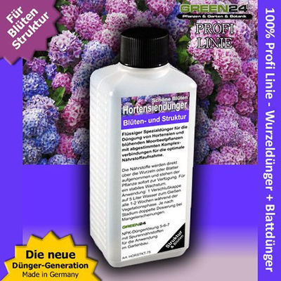 Hortensiendnger flssig HIGHTECH Dnger fr Hortensien Hydrangea NPK  Volldnger | eBay.de