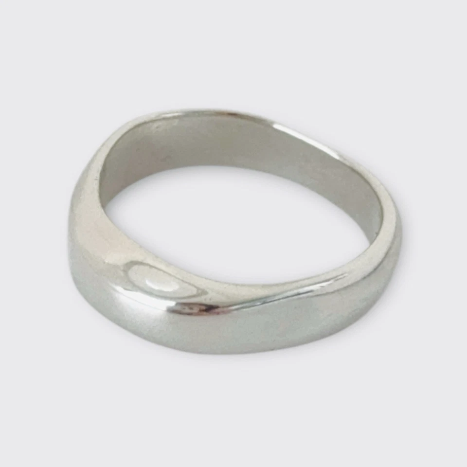 Anillo Tiffany & Co Twist Band Dome Vintage 1999 talla M Foto 3 de 4