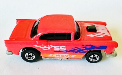 Hot Wheels Blackwall 1988 Color Racers 55 Chevy Hot Pink Color Changer Chevrolet