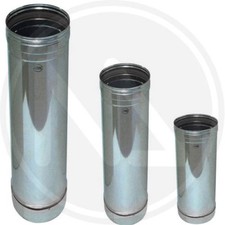 TUBO PER CANNA FUMARIA ACCIAIO INOX "SPEEDY 01" 250/500/1000mm (varie misure)