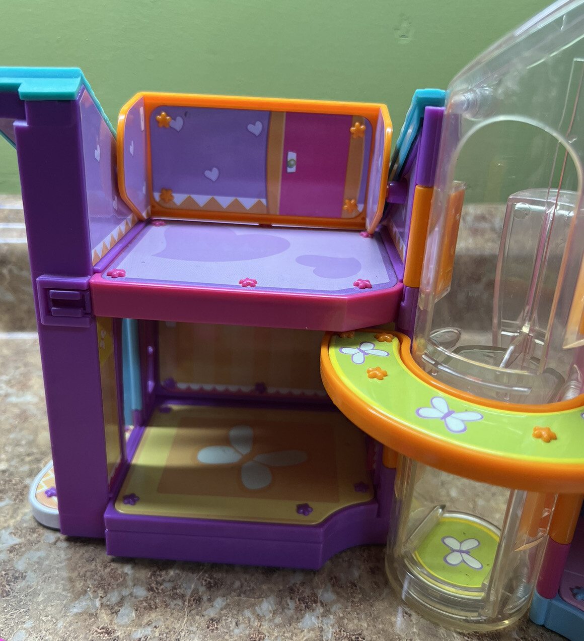 Polly Pocket Doll House Elevator Mattel 2002 Playset W
