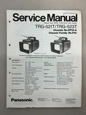 Panasonic TRG-521 523 Original Service Manual Free Shipping