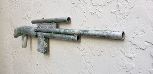 Unique Man Cave Metal Sculpture