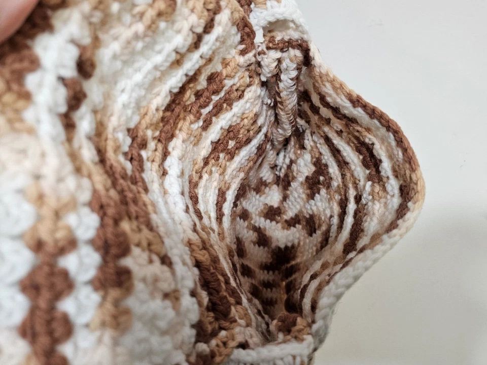 Vintage MCM Crochet Knit Purse and Change Purse Wallet Handmade - Image 4 of 4