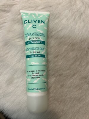 Cliven Anti Perspiration Cream For The Feet Anti Odor Made In Italy