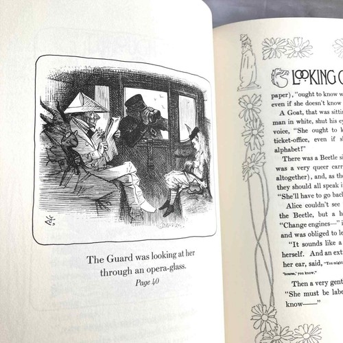 Through the Looking-Glass and What Alice Found There Hard Cover Book 186 pages - Picture 3 of 11