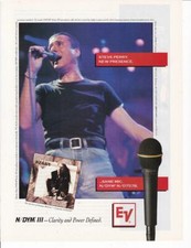 Rare 1994 EV Mic Ad/ Great Art/ Steve Perry New Presence