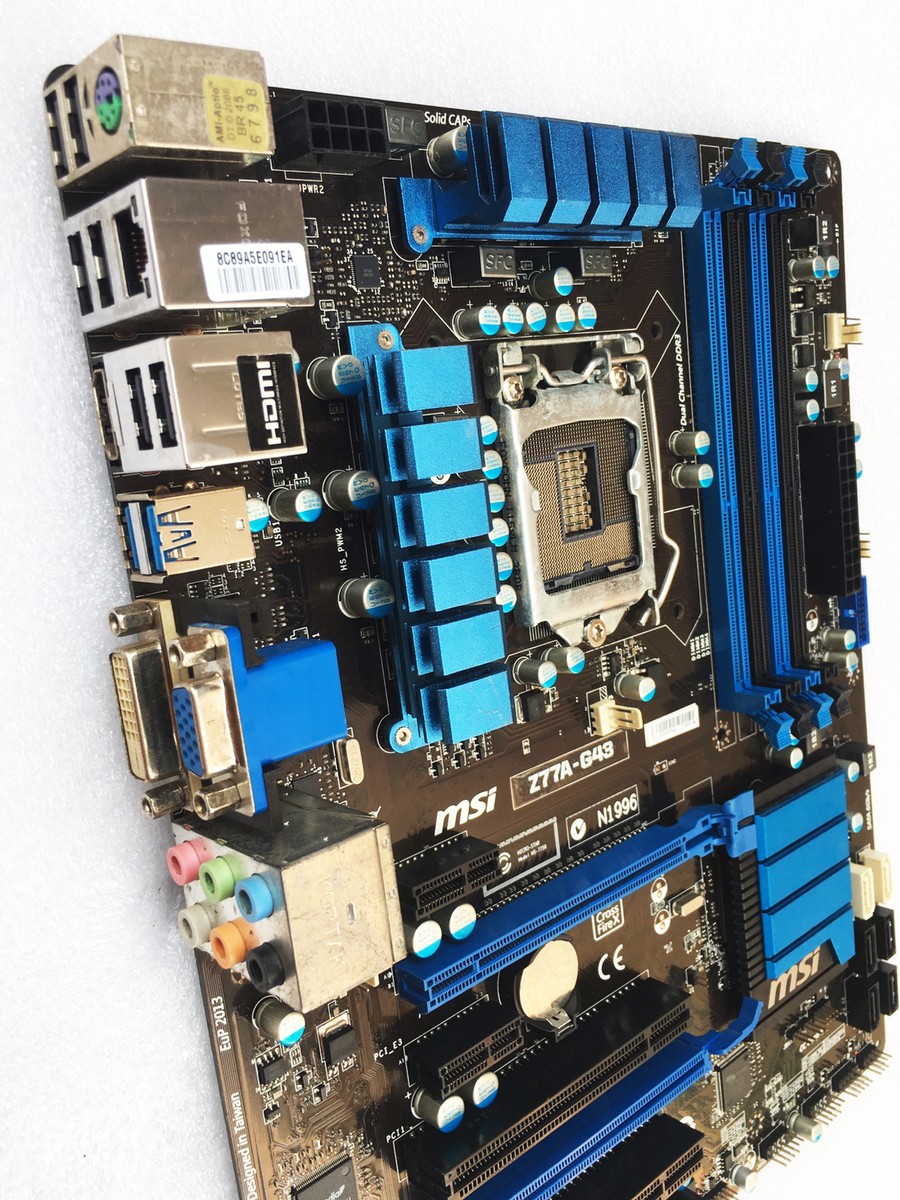 FOR MSI Z77A-G43 Motherboard 1155-Pin Supports I7 2600 3770K