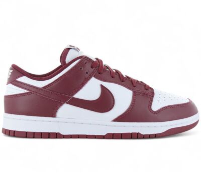 Nike Dunk Low Retro - Herren Sneaker Rot-Weiß DD1391-601 Leder Sport Schuhe NEU