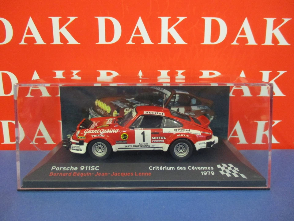 Die cast 1/43 Modellino Auto Porsche 911 SC Criterium des Cevennes 1979 B.Beguin - Immagine 4 di 4