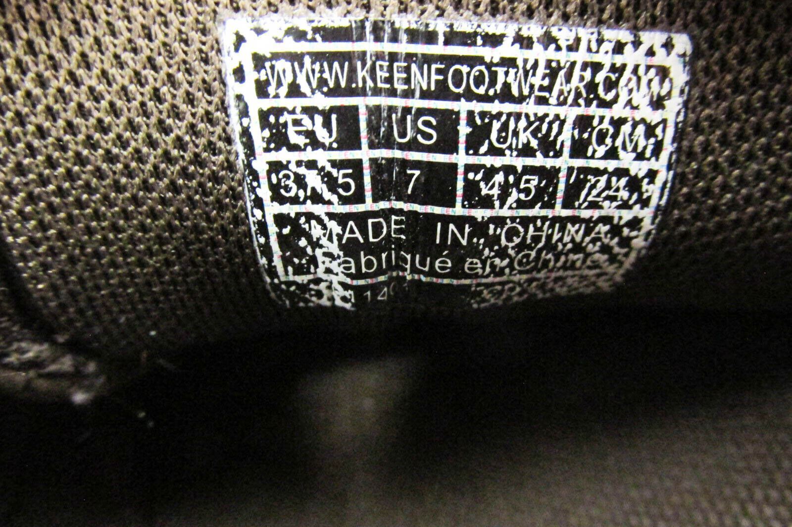 Keen scarpa donna Presidio taglia 7M pelle escursionismo Oxford sneaker usata xq