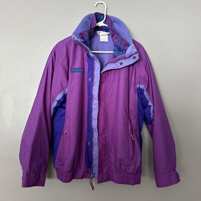 Columbia Vintage 90s Bugaboo 3 In 1 Purple Winter Ski Jacket YOUTH 18/20