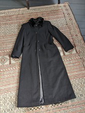 Nuage Black Wool And Cashmere Coat Size 12
