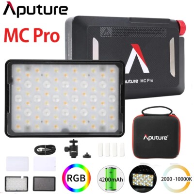 Aputure MC Pro RGBWW On-Camera Led video Light CTT Mode 2000K