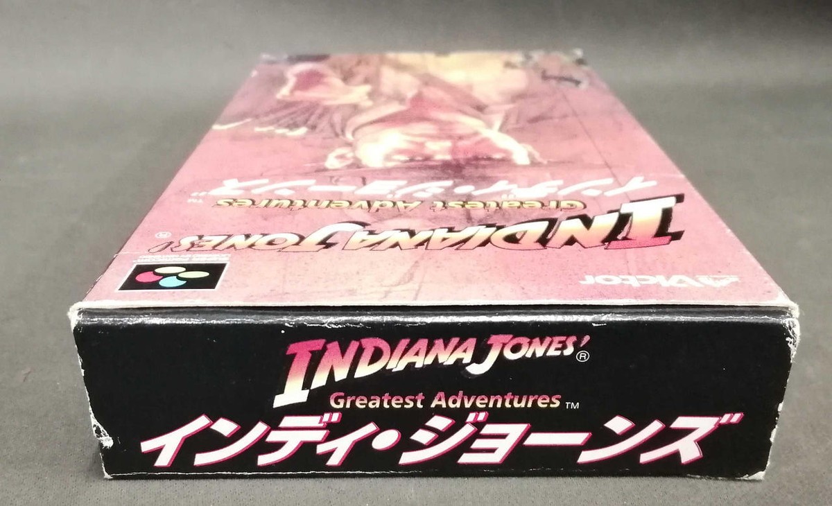 VICTOR Indiana Jones' Greatest Adventures Nintendo Super VICTOR Indiana Jones' Greatest Adventures Nintendo Super