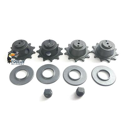 Scale Henglong 1/16 USA M1A2 Abrams RC Tank Metal Sprockets Driving Wheels 3918