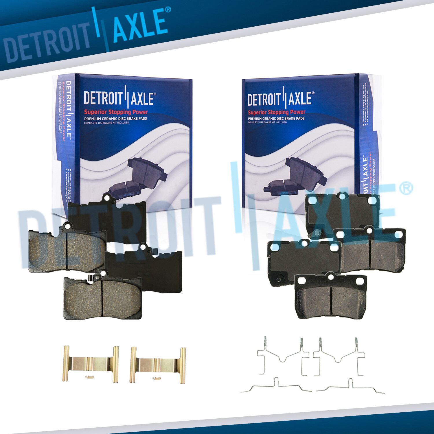 Front and Rear Ceramic Brake Pads for Lexus GS350 GS430 GS450h GS460