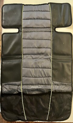 Eddie Bauer Padded Seat Protector, Use Under Car Seats Or On Its Own! Black/Grey