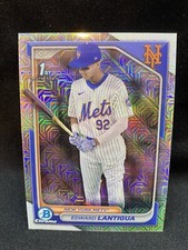 2024 Bowman Chrome Edward Lantigua 1st MOJO REFRACTOR - Mets #BCP-246