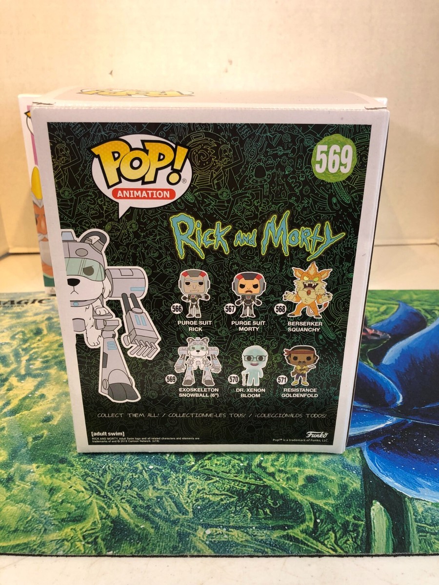 Funko Pop Exoskeleton Snowball Rick and Morty #569 NIB | eBay