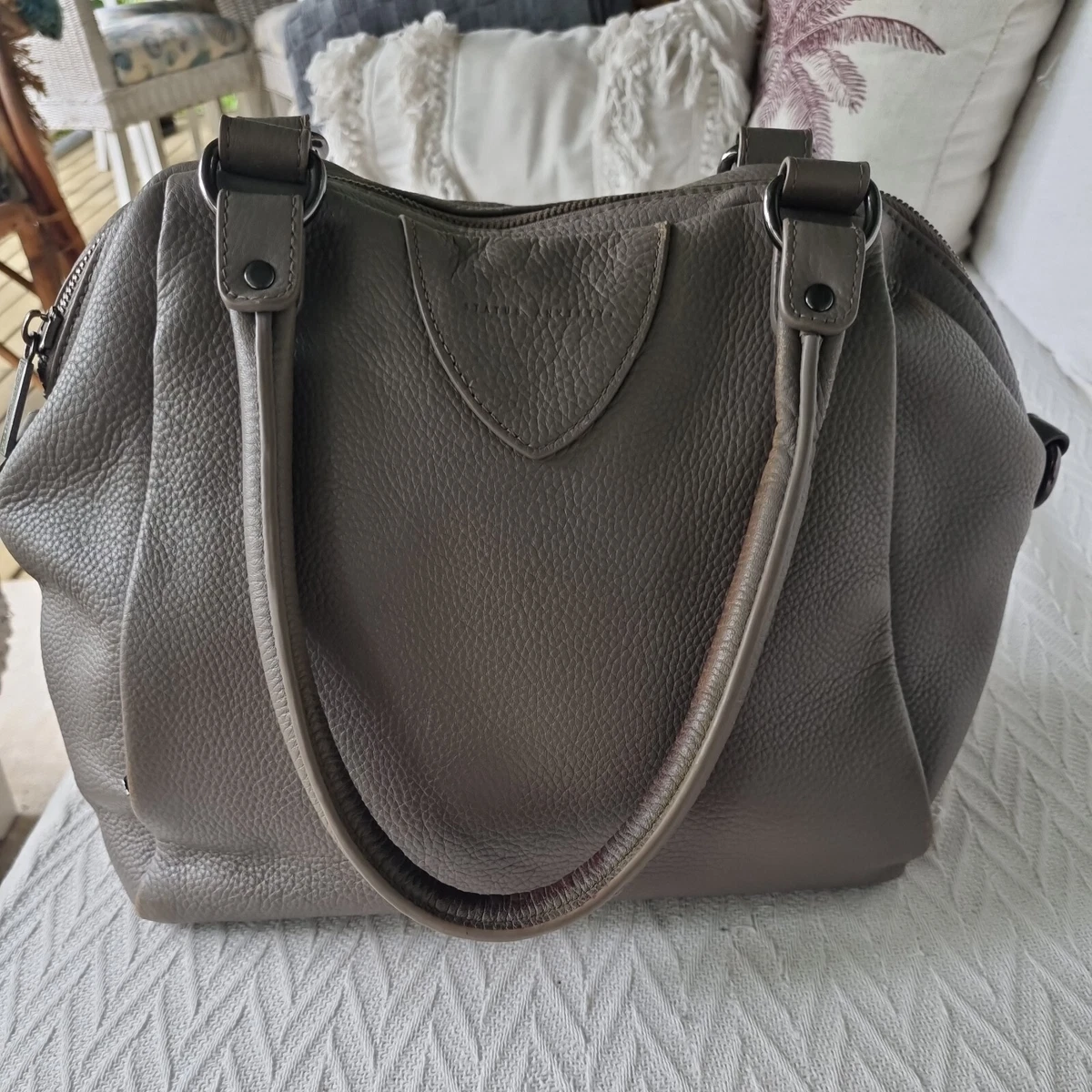 Status anxiety store grey bag
