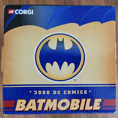 💥NEW! 2000 DC Comics Batman Batmobile Corgi 1:18 w/ Talking