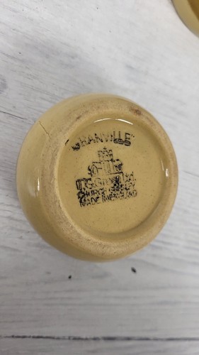 Vintage T.G Green Granville Church Gresley Butter Crock X4. PB - Picture 6 of 11