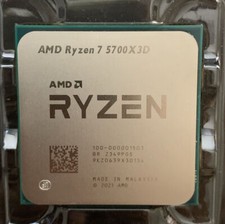 AMD Ryzen 7 5700X3D 8-Core 16-Thread 4.1GHz Socket AM4 Desktop Gaming CPU