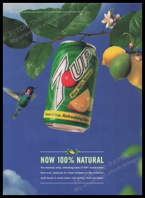 7 Up Soda Pop 2000s Print Advertisement Ad 2006 Hummingbird | eBay