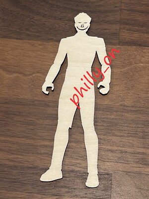 Joker Shape Wood Cut out Ready for Craft Project Woodcraft Decor