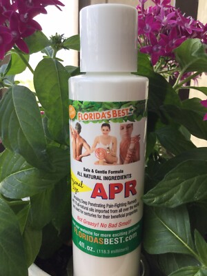 4oz Bottle Florida's Best APR All-Natural Pain Relief Brand New Fresh Stock!!