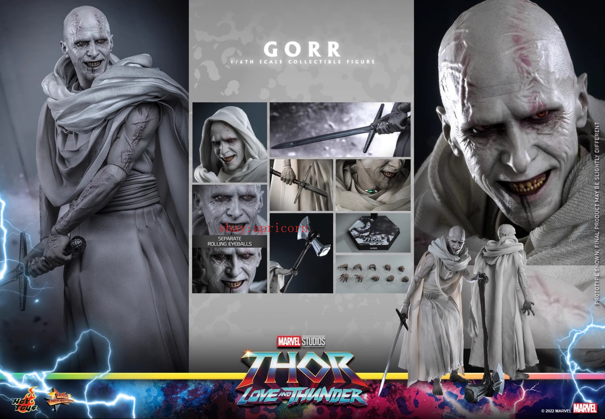 Hot Toys MMS676 Thor: Love and Thunder 1/6 GORR Action Figure