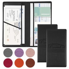 2Pack Car Registration and Insurance Holder,Car Document Holder for Cards Lic...