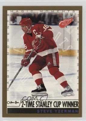 1999-00 O-Pee-Chee Steve Yzerman (2-Time Stanley Cup Winner) #286 HOF 2tb