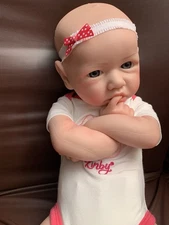 Full Body Silicone Doll 19.8 inch 6 Lb . Size reborn ( newborn)? Girl. 