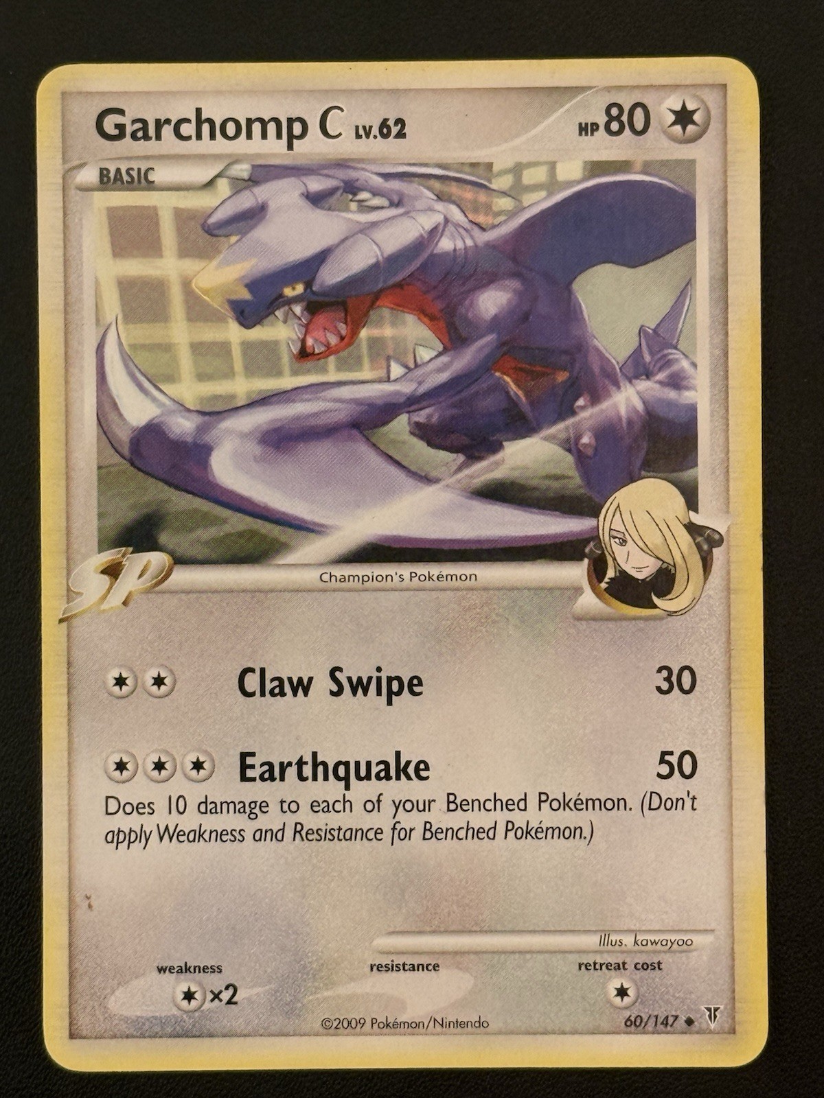 Pokémon Garchomp C Platinum Supreme Victors 60/147 NM Near Mint Non Holo