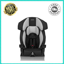 Chase Plus 2-in-1 Booster Car Seat, Huron Black, Forward Facing, Safety Comfort