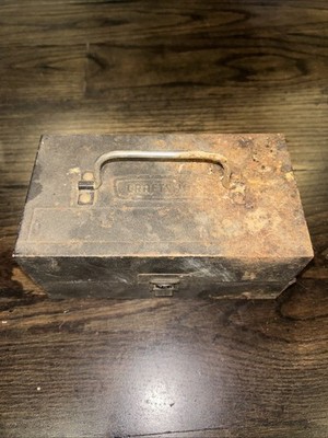Vintage Craftsman Tiny Tool Box, Empty, Surface Rust