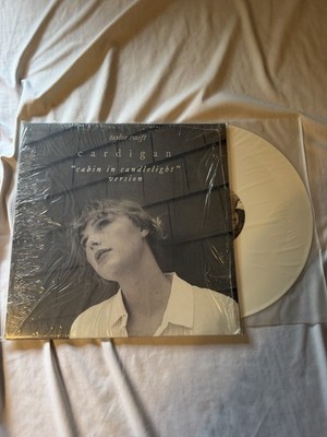 Taylor Swift - Cardigan (Cabin In Candlelight) 12 Inch White Vinyl