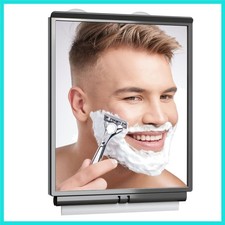 Fogless Shower Bathroom Mirror with Squeegee and Travel Bag