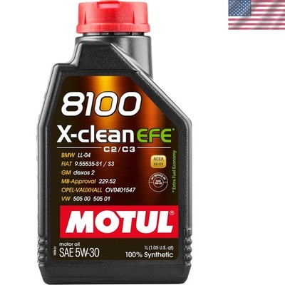 1L Motul 8100 X-clean EFE 5W-30 Motor Oil - Boost Engine Performance & Longevity