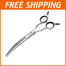 Curved Thinning Shears for Dogs - 30% Thinning Rate